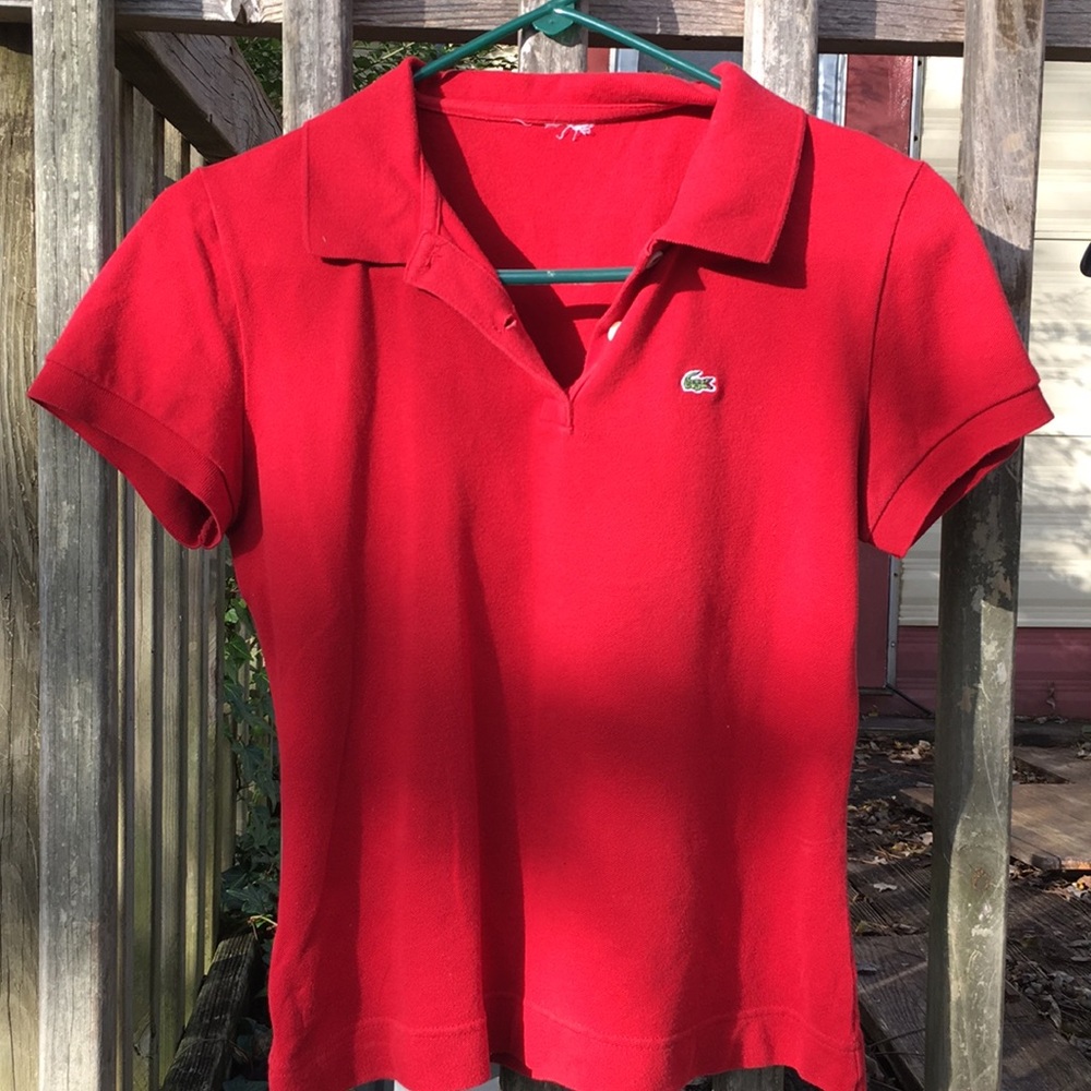 Red Size small polo shirt